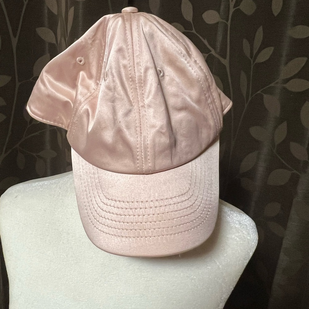 Satin Pink Baseball Cap